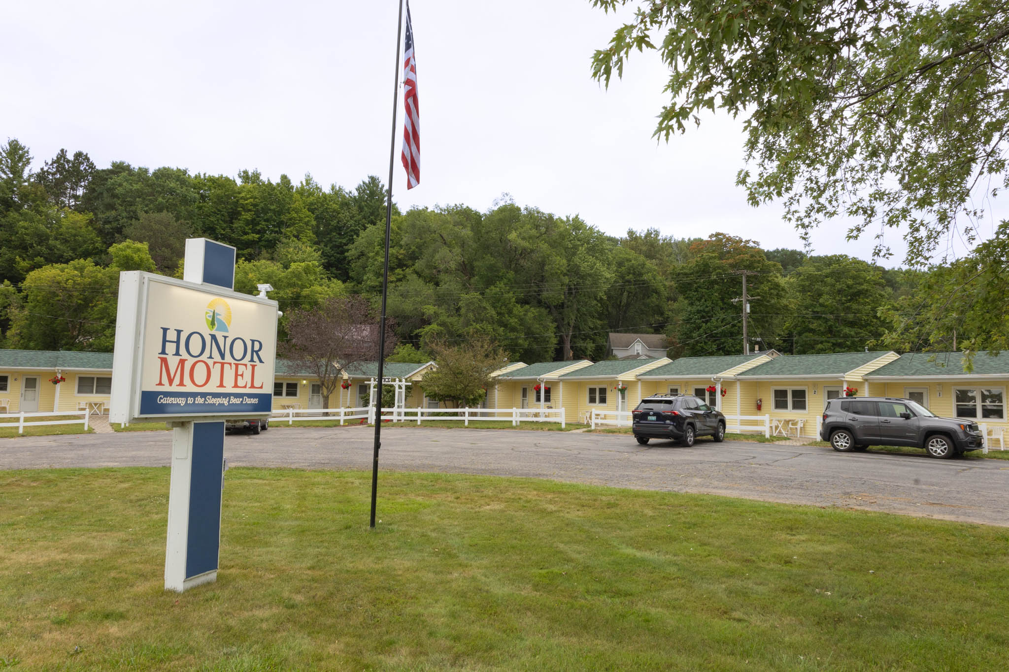 The Honor Motel along US-31 in Honor, Michigan
