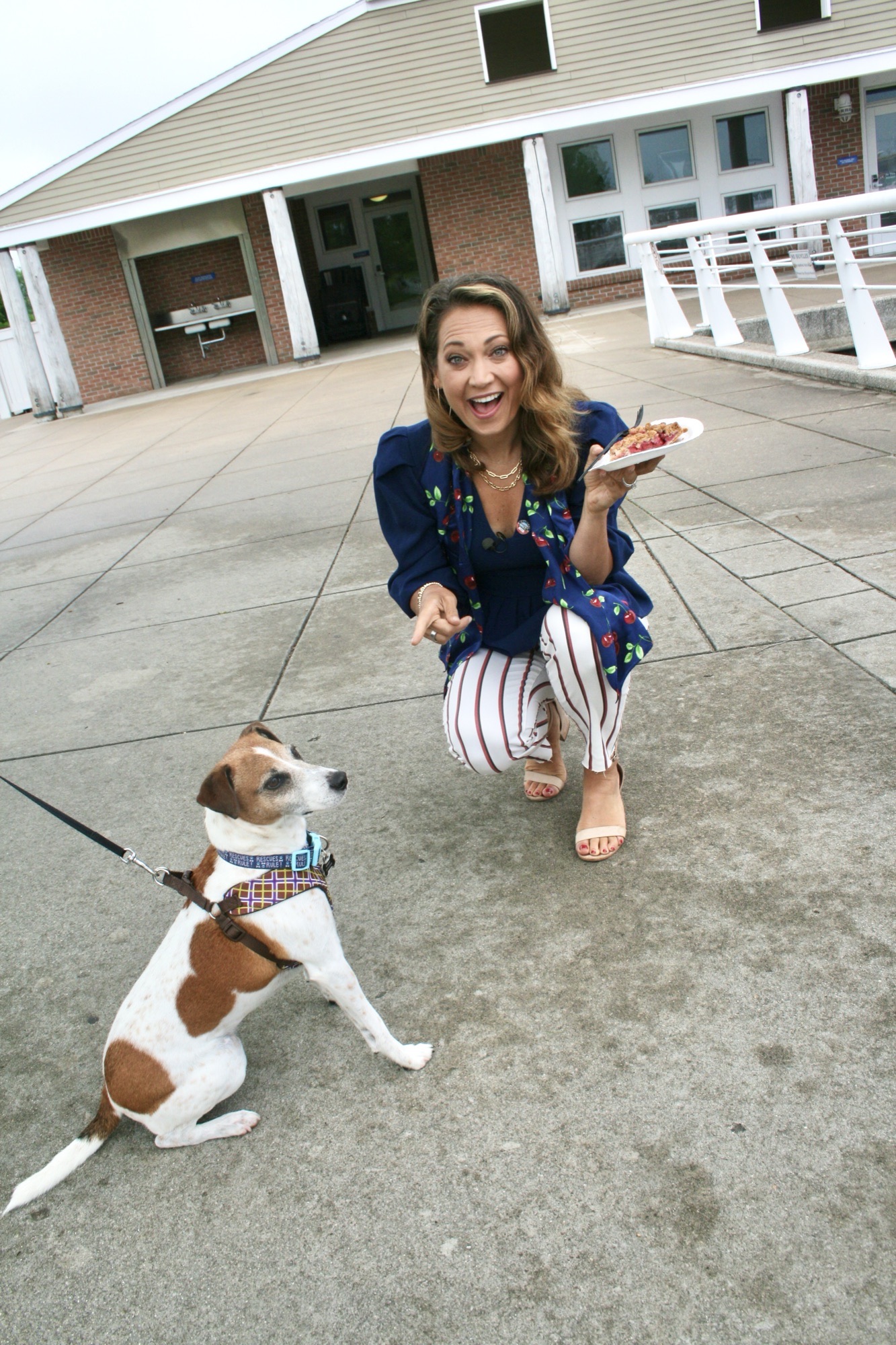 ABC News meteorologist Ginger Zee at the National Cherry Festival