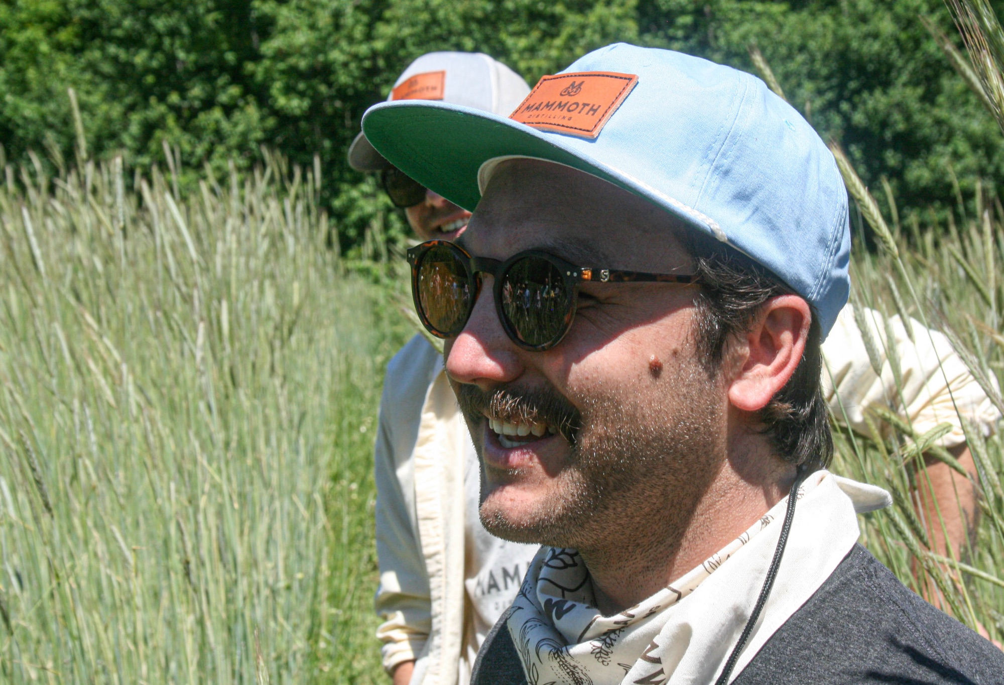 A Mammoth Distilling grower in the Rosen Rye field