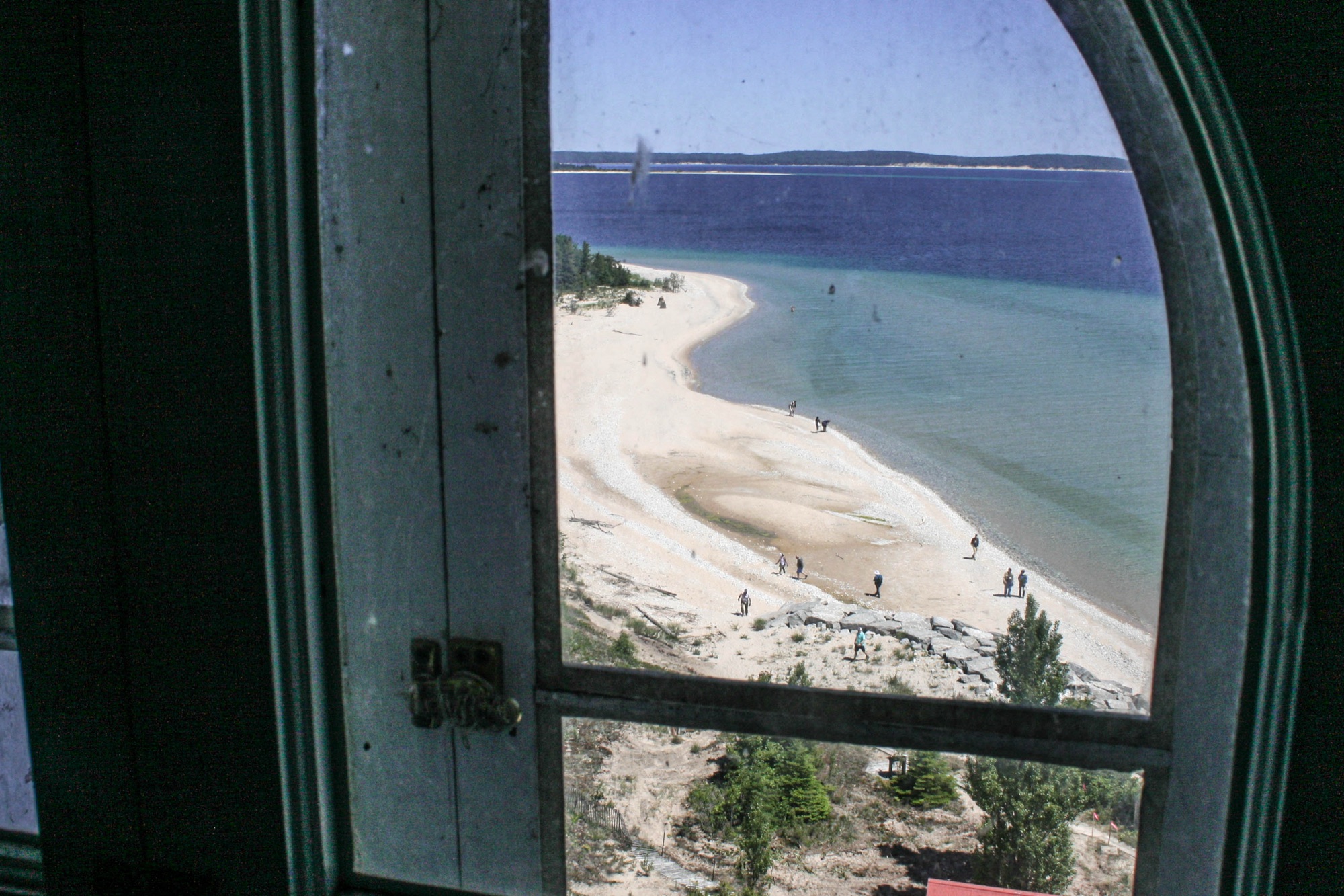 A view of South Manitou Island's shoreline